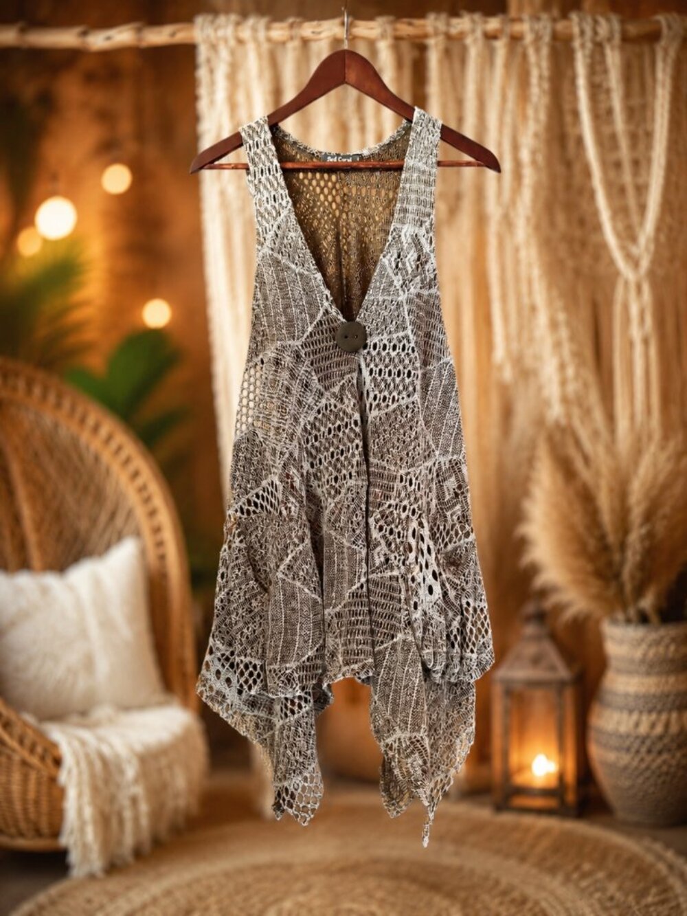 BOHO Crochet Vest